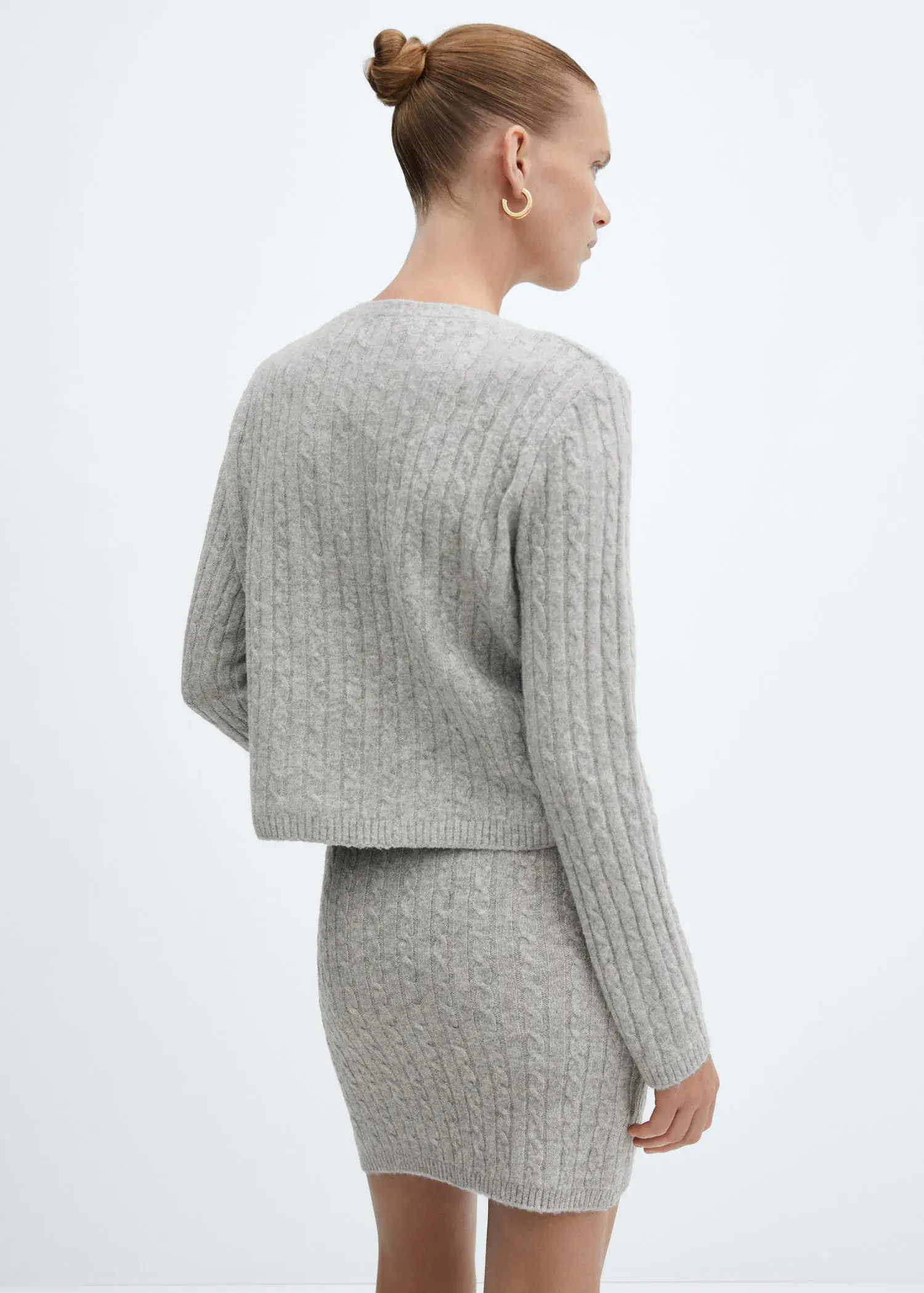 Mango Cable-knit sweater. 3