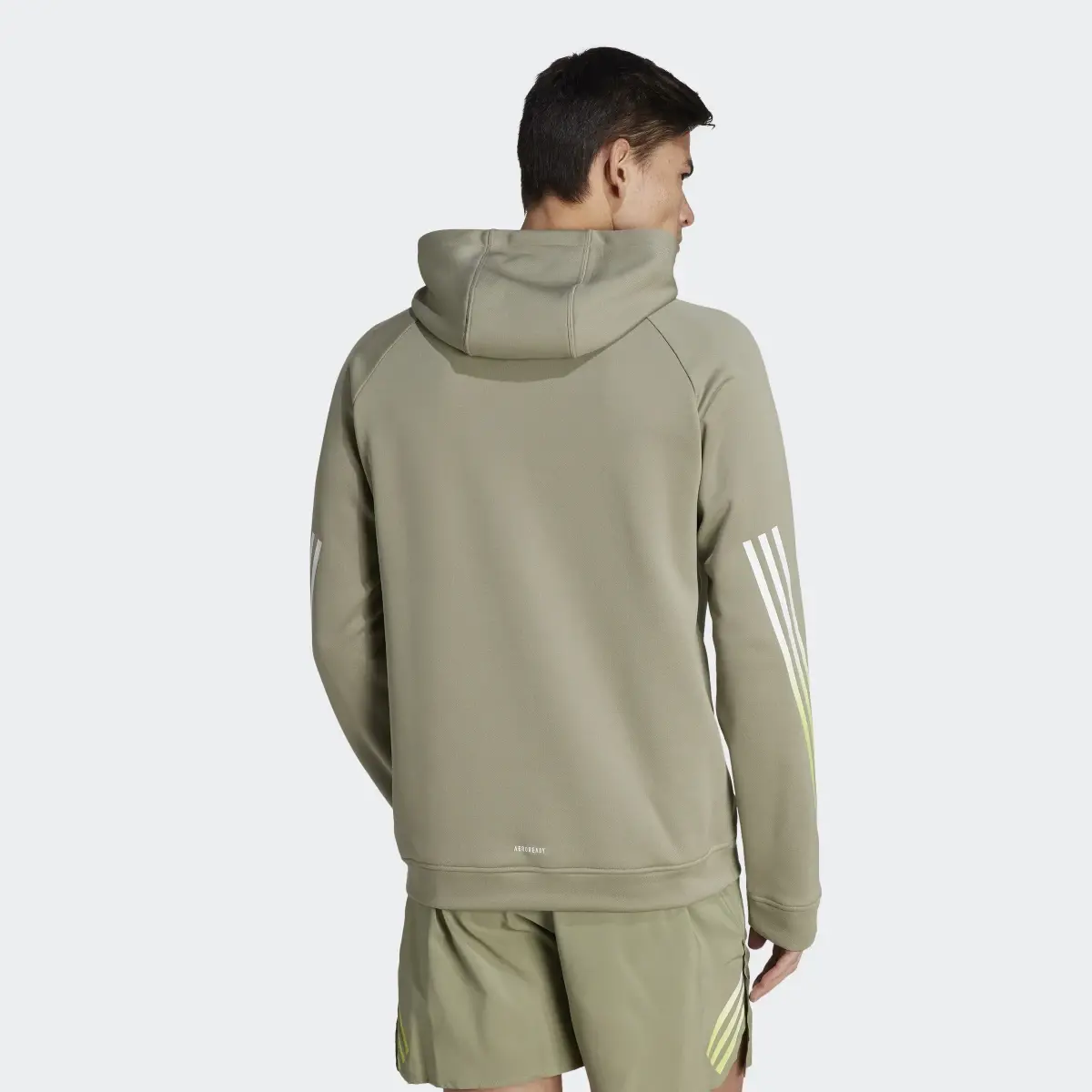 Adidas Train Icons 3-Stripes Training Hoodie. 2