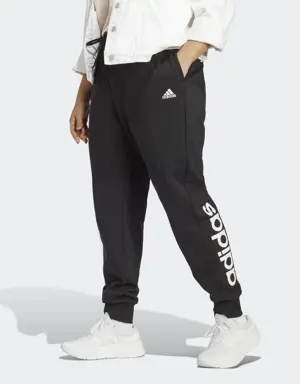 Essentials Linear French Terry Cuffed Joggers (Plus Size)