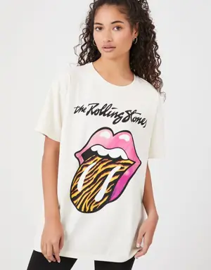 Forever 21 The Rolling Stones Graphic Tee White/Multi