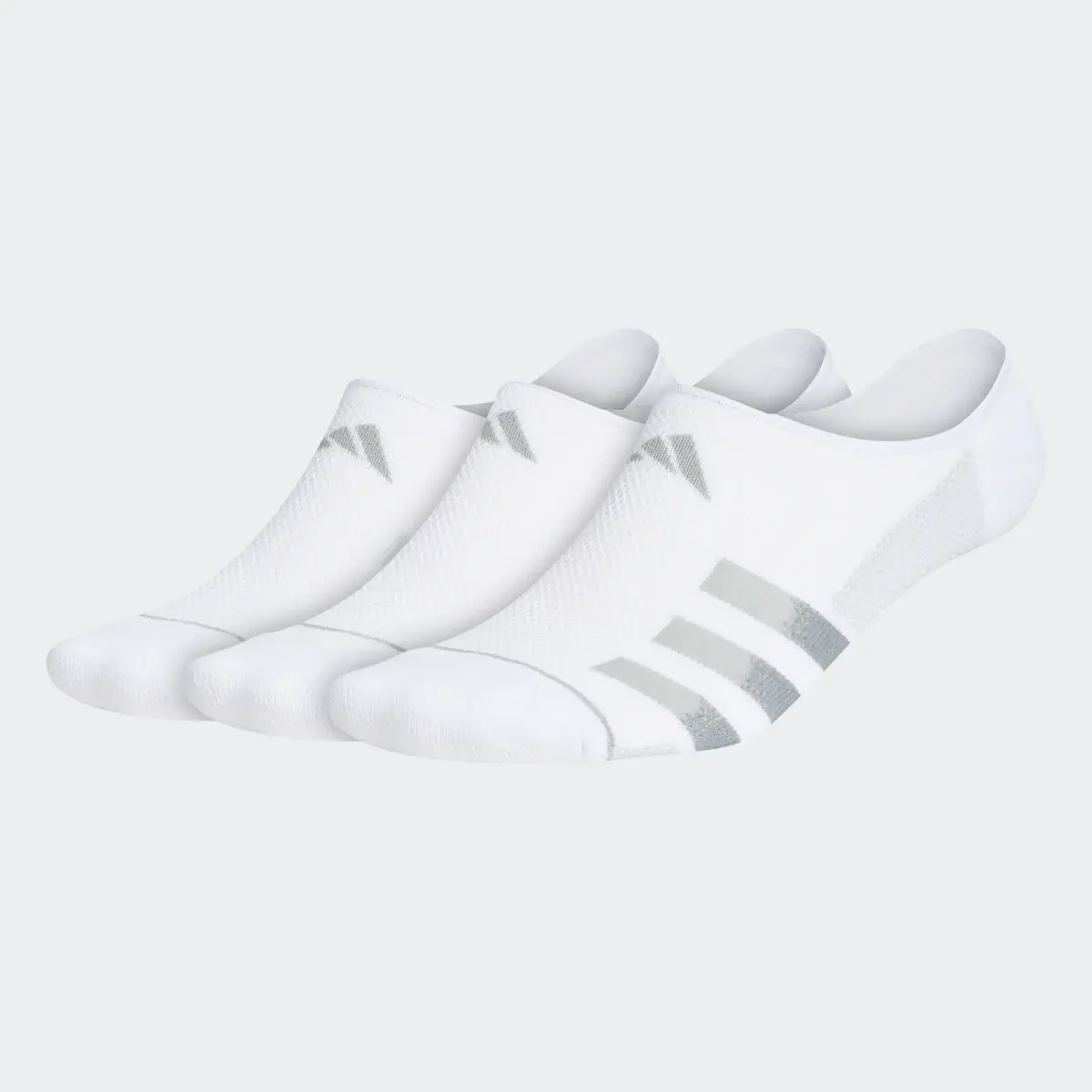 Adidas Superlite Stripe Super-No-Show Socks 3 Pairs. 2