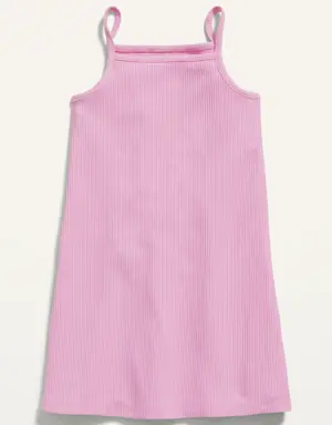 Old Navy Sleeveless Rib-Knit Dress for Toddler Girls pink