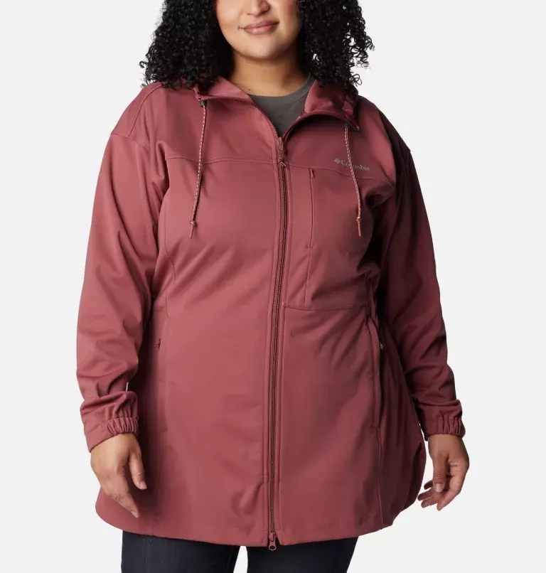 Columbia Women's Flora Park™ Softshell Jacket - Plus Size. 1