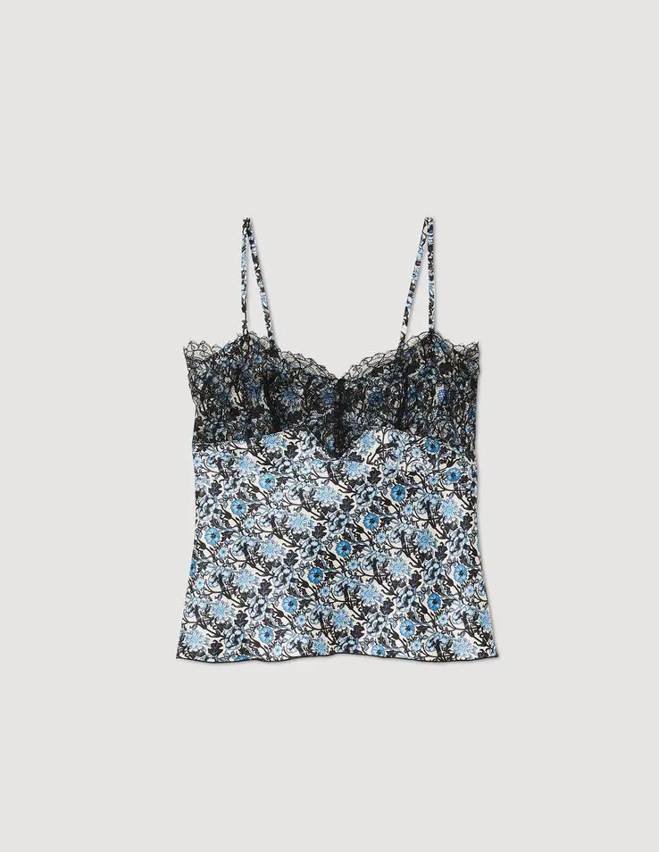 Sandro Printed camisole. 1