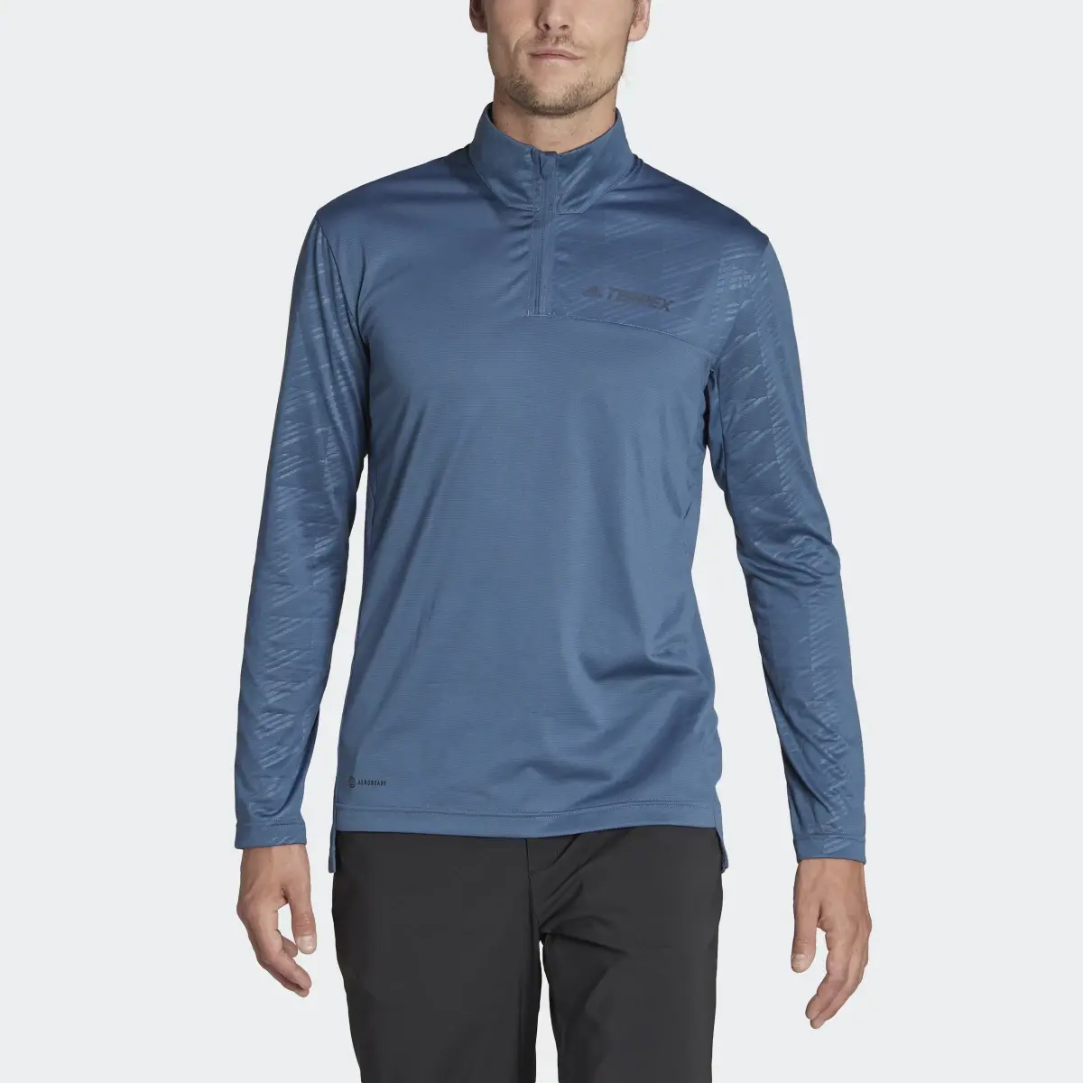 Adidas Terrex Multi Half-Zip Long-Sleeve Top. 1