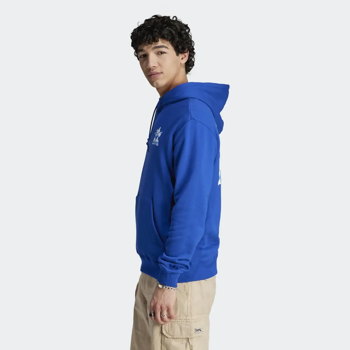 Adidas Graphics Cloudy Trefoil Hoodie. 3