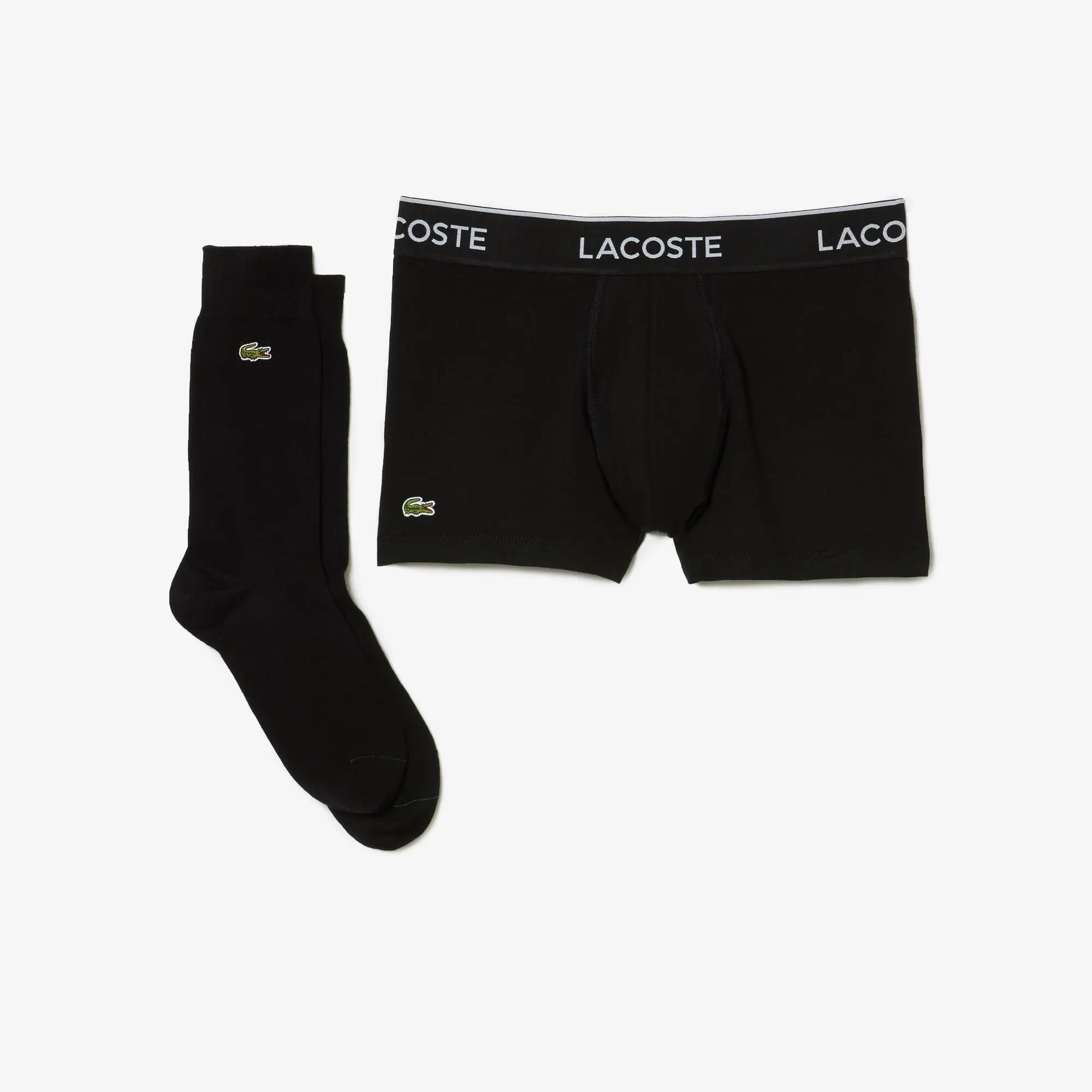 Lacoste Men's Lacoste Holiday Trunk And Sock Gift Set. 2