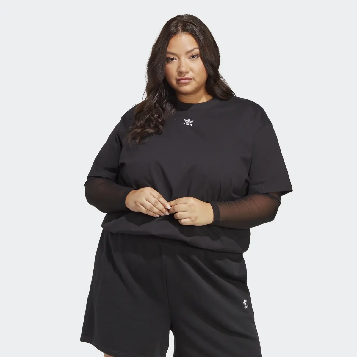 Adidas Adicolor Essentials Tee (Plus Size). 2