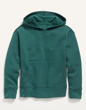 Gender-Neutral Pullover Hoodie for Kids green