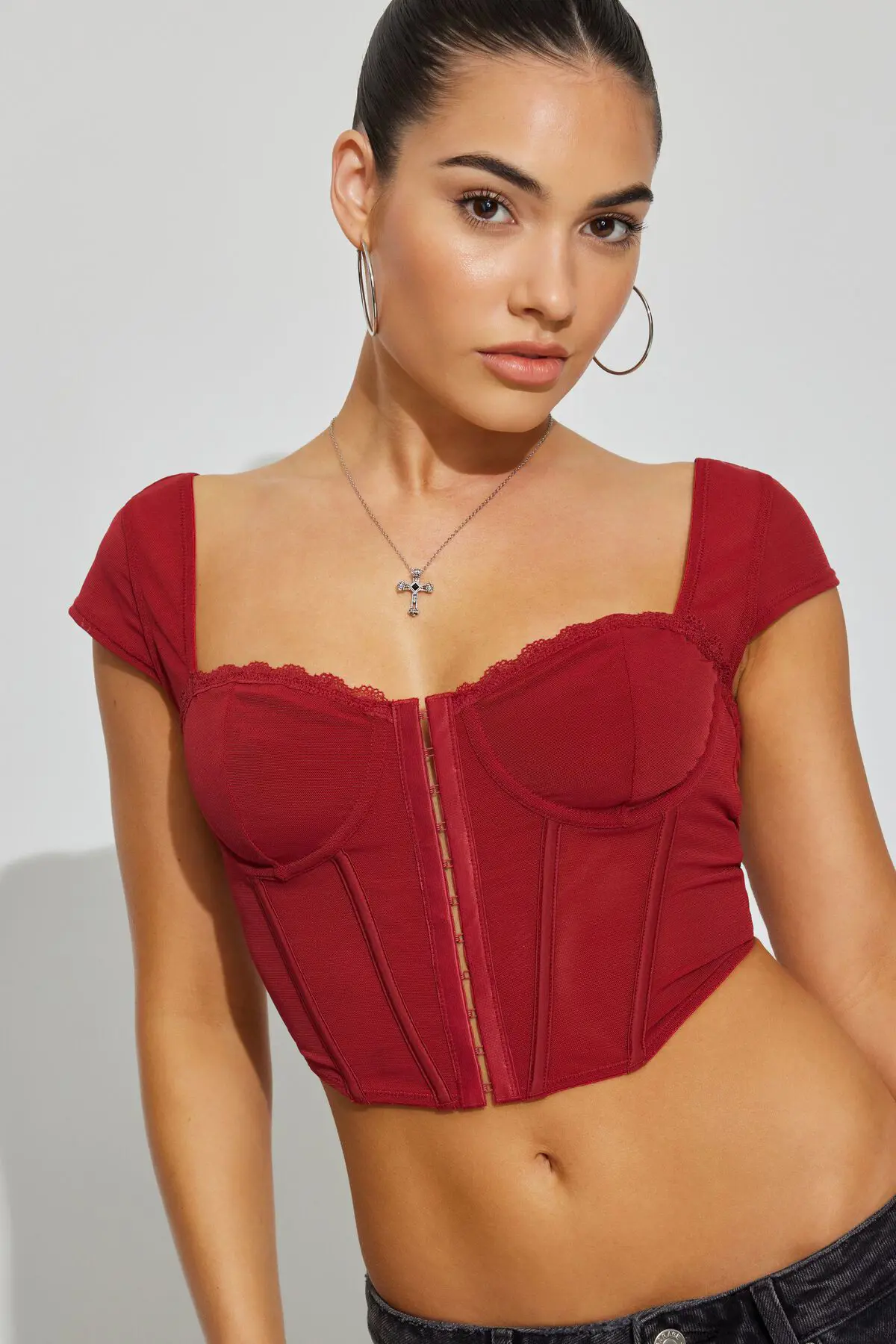 Garage Maesie Cap Sleeve Corset. 1