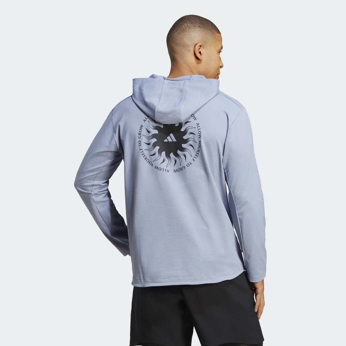 Adidas Yoga Graphic Training Hoodie. 3