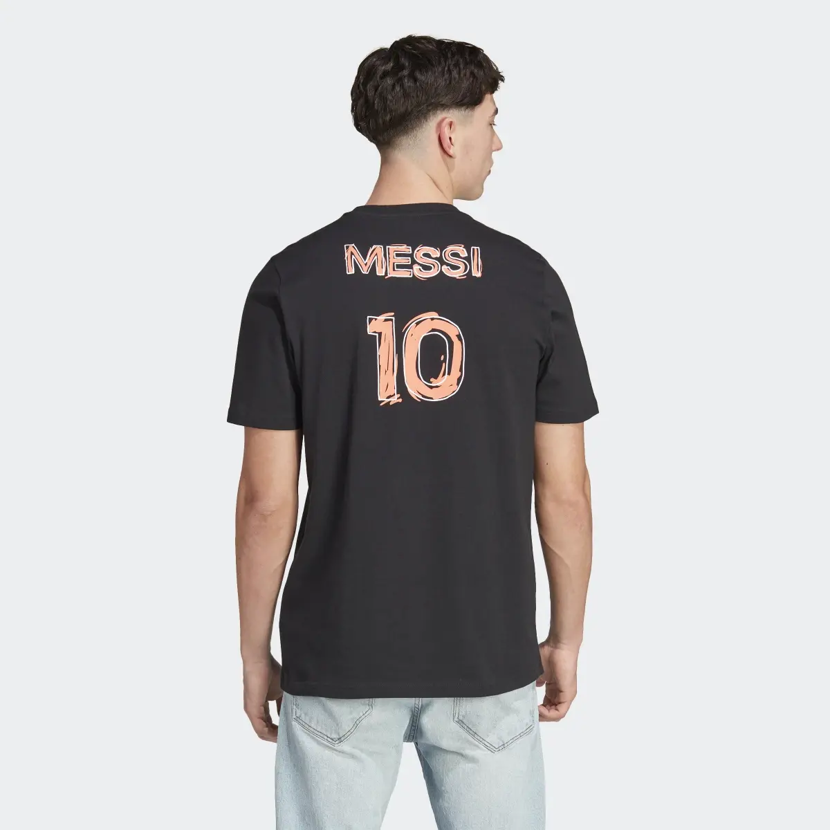Adidas Messi Football Icon Graphic T-Shirt. 3