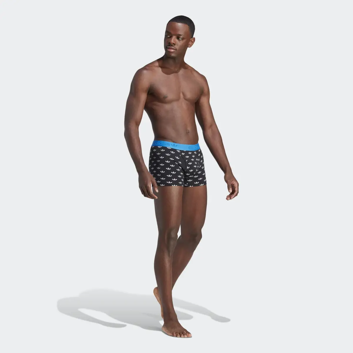 Adidas Comfort Flex Cotton Print Trunk Briefs. 3