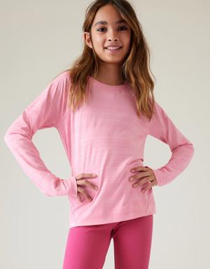 Girl Catching Rays Upf Top pink