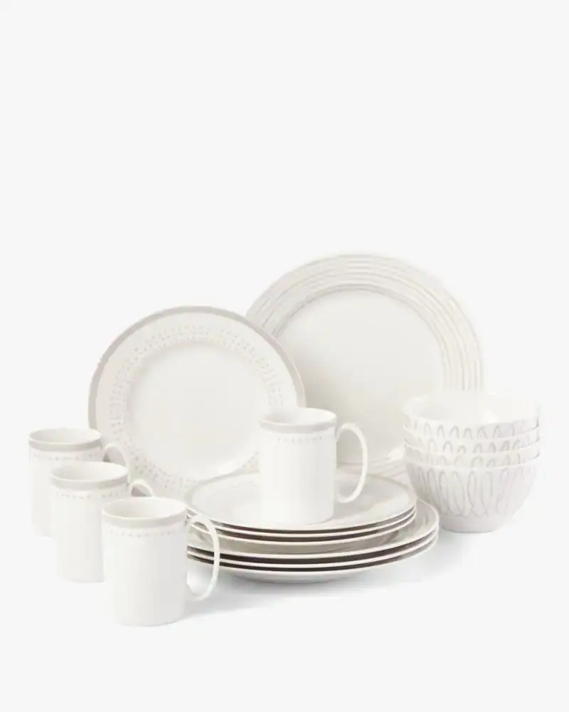 Kate Spade Charlotte Street East 16-Piece Assorted Dinnerware Set. 1