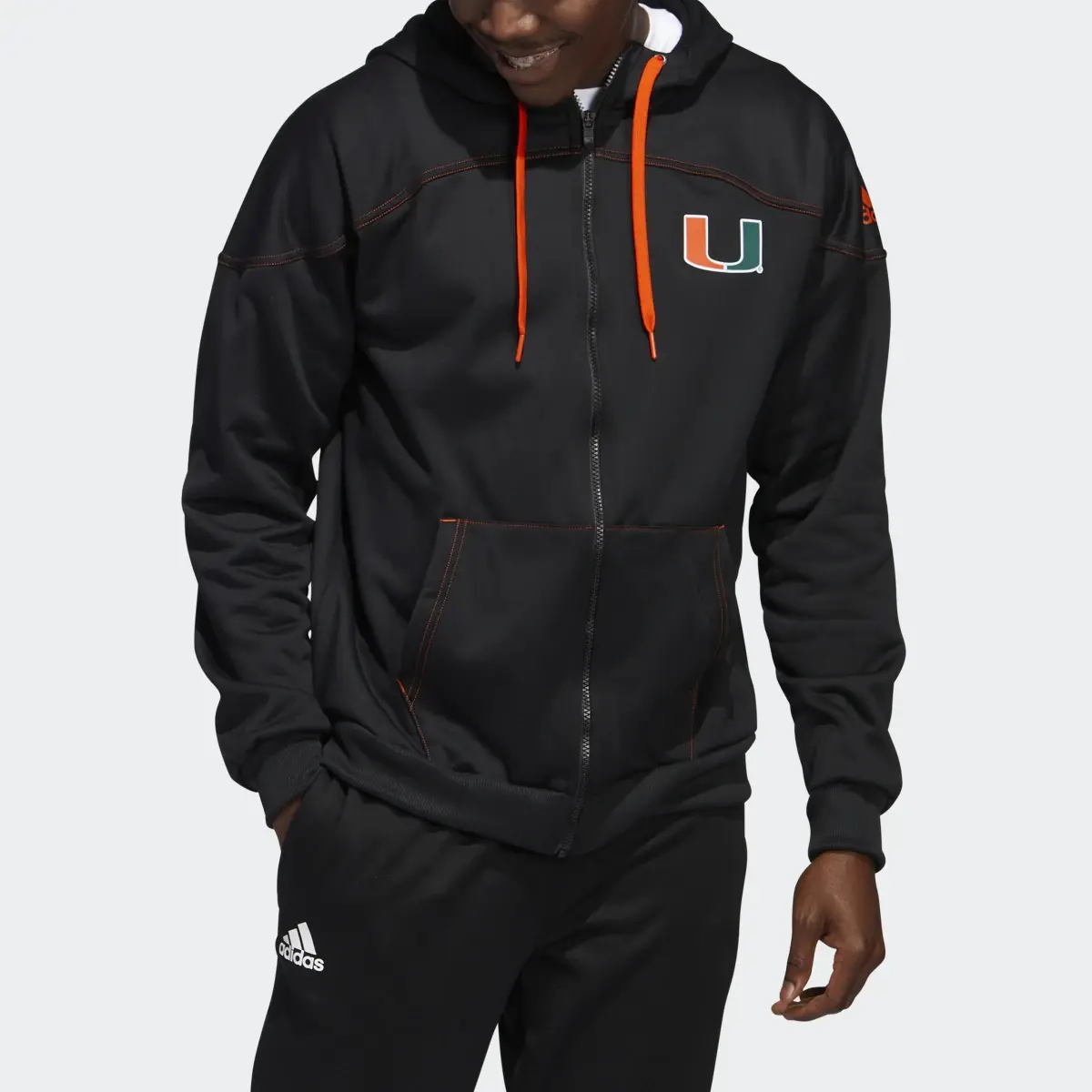 Adidas Stadium Full-Zip Hoodie. 1