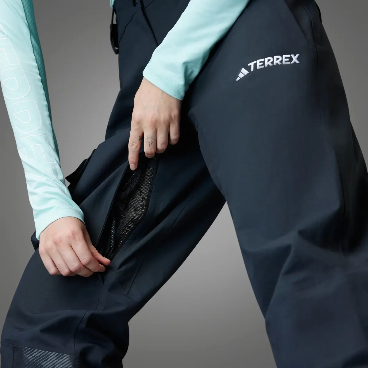 Adidas Terrex Techrock 3L Nylon Tracksuit Bottoms. 3