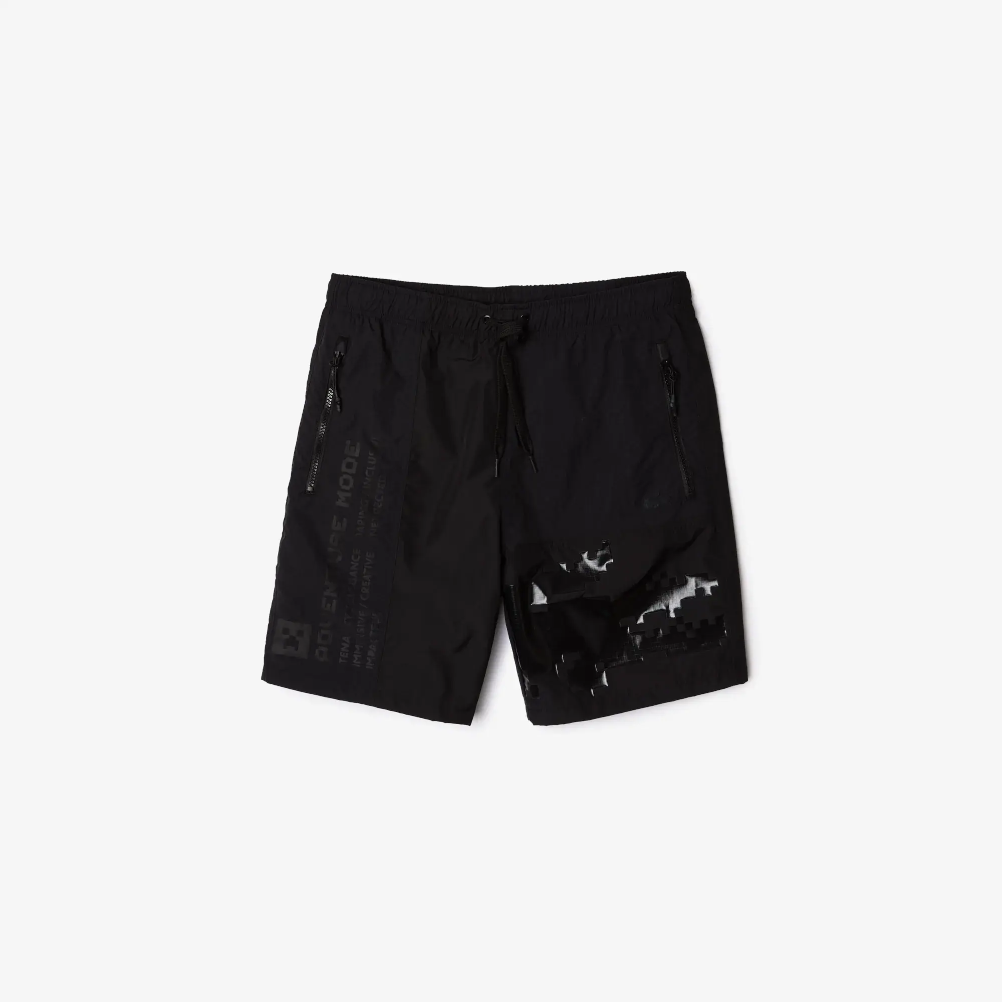 Lacoste Unisex Lacoste LIVE x Minecraft Nylon Bermuda Shorts. 2