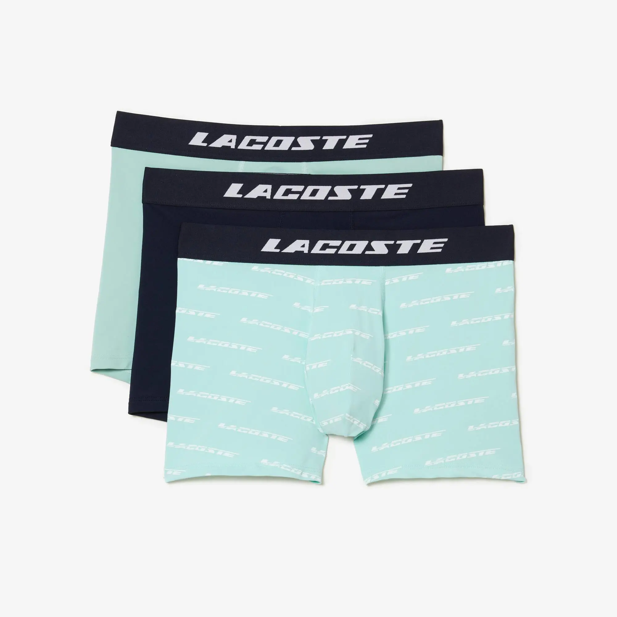 Lacoste Men’s 3-pack Lacoste Microfiber Print Trunks. 2