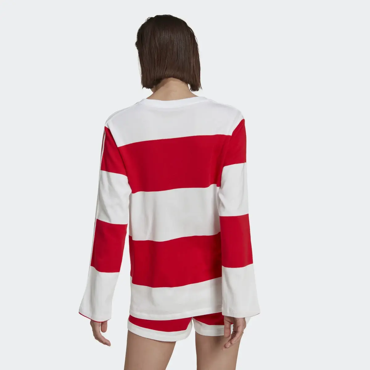 Adidas Striped Long Sleeve Sweatshirt. 3