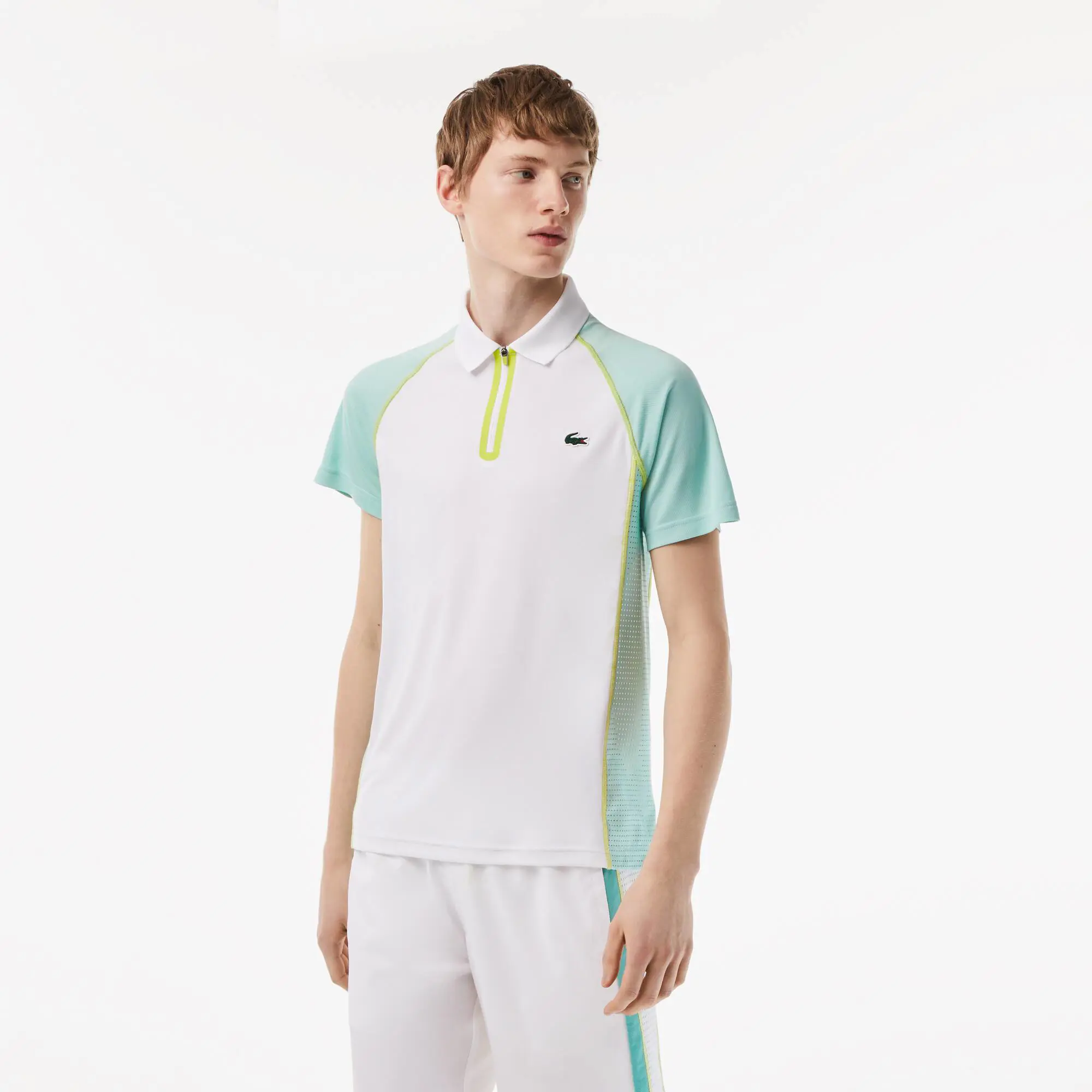 Lacoste Herren LACOSTE TENNIS Poloshirt aus recyceltem Polyester mit Ultra-Dry-Technologie. 1