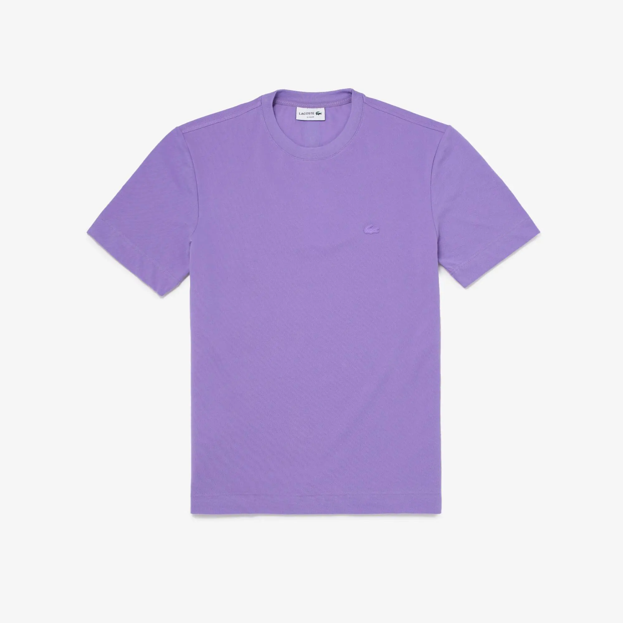 Lacoste Men's Crew Neck Organic Cotton Piqué Blend T-Shirt. 1