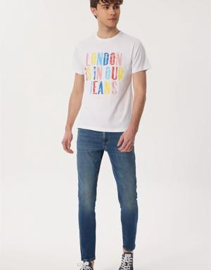 Lee Cooper Fergus Erkek O Yaka T-Shırt Beyaz. 3 Lee Cooper Fergus Erkek O Yaka T-Shırt Beyaz. 3