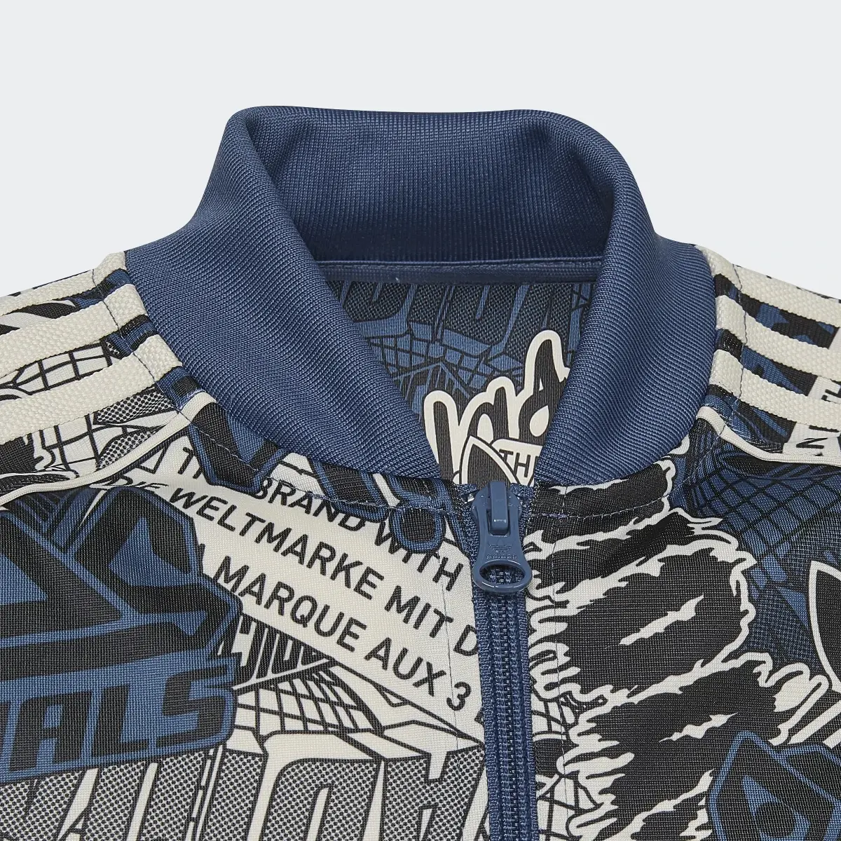 Adidas Allover Print SST Track Top. 3