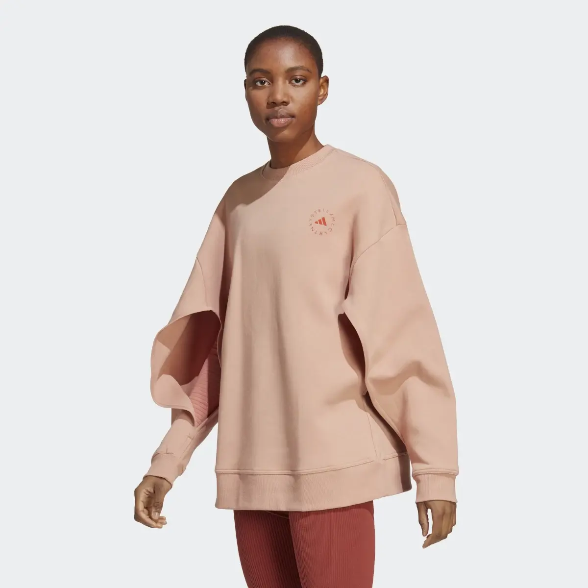 Adidas by Stella McCartney TruePurpose Split-Sleeve Sweatshirt. 2