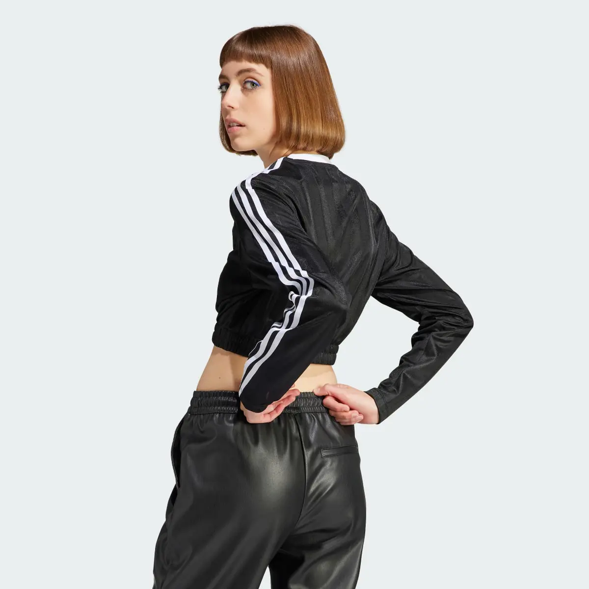 Adidas Long Sleeve Crop Tee. 3