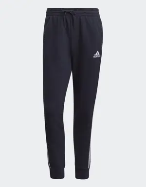Adidas Essentials French Terry Tapered Cuff 3-Stripes Joggers