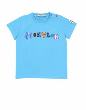 Mavi Logo Baskılı Erkek Bebek Basic T-shirt