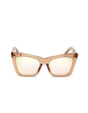 Cateye Oversized Sunglasses beige