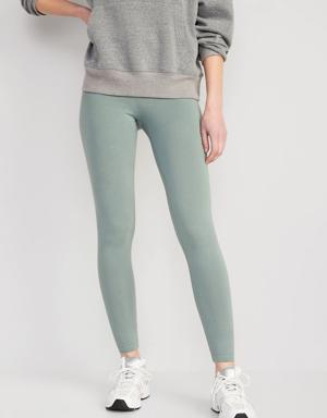 Old Navy High-Waisted Jersey Ankle Leggings For Women blue