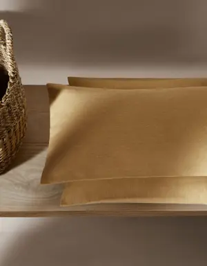 Mango Textured cotton cushion case 30x50cm