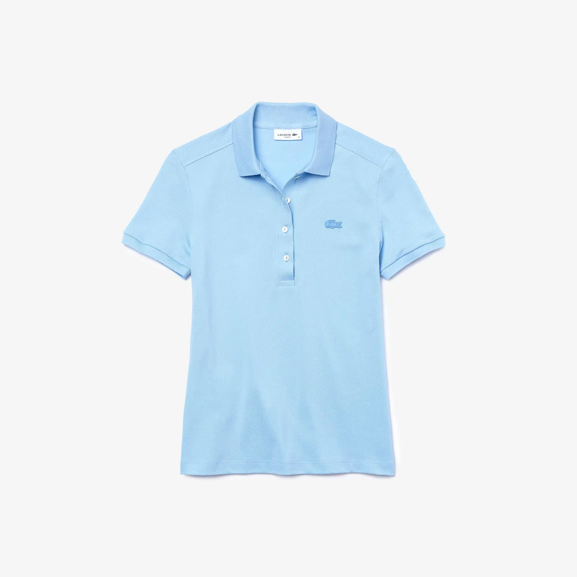 Lacoste Polo Lacoste en piqué de algodón stretch para mujer. 1 Lacoste Polo Lacoste en piqué de algodón stretch para mujer. 1
