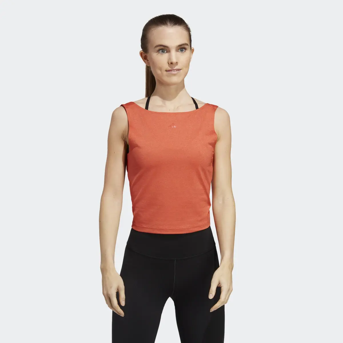 Adidas Yoga Studio Crop Tank Top. 2