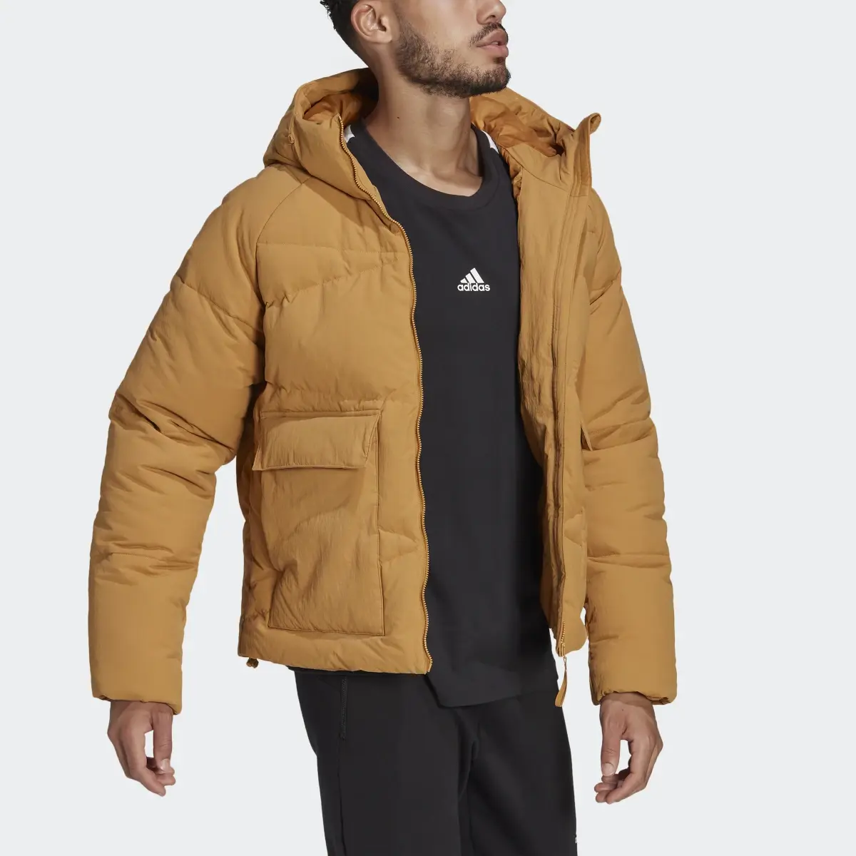 Adidas Big Baffle Down Jacket. 1