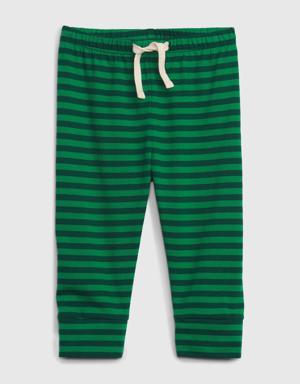Baby 100% Organic Cotton Mix and Match Graphic Pants green