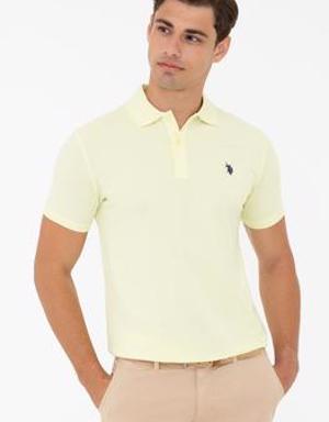 Erkek Su Yeşili Polo Yaka Basic T-Shirt