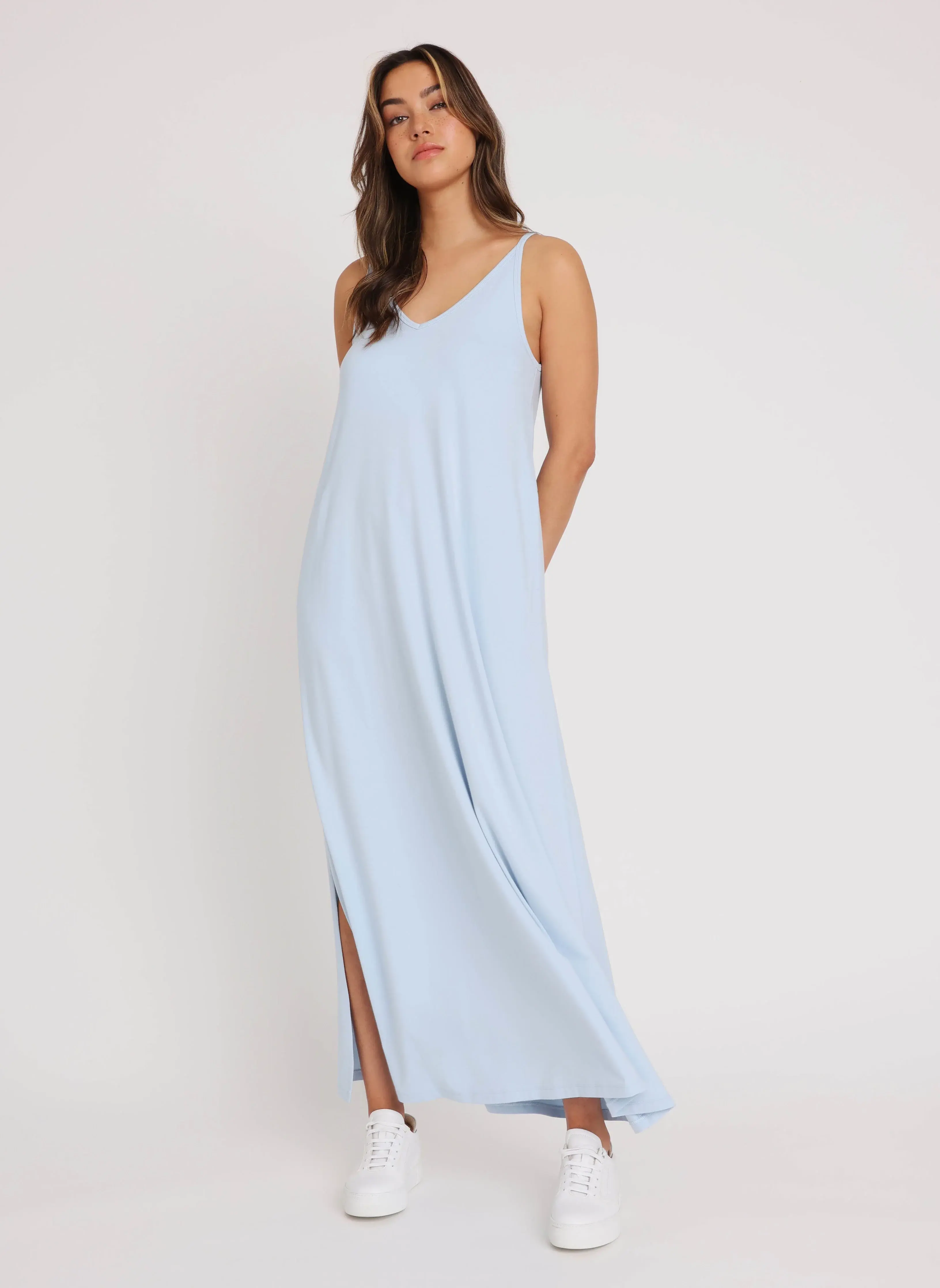 Kit And Ace Freesia Strappy Maxi Dress. 1