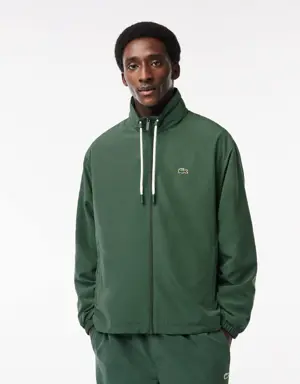 Lacoste Short Water-resistant Sportsuit Jacket with Removable Hood