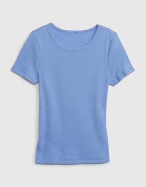 Kids Rib T-Shirt blue