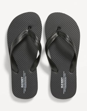 Old Navy Flip-Flop Sandals for Boys (Partially Plant-Based) black