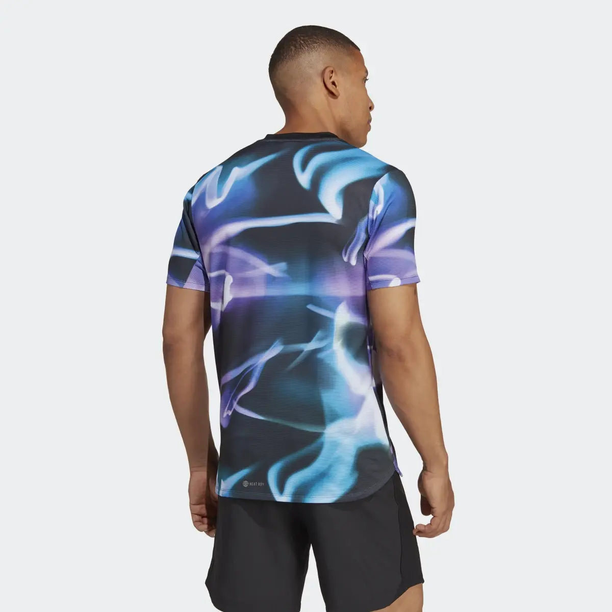 Adidas Designed 4 Training HEAT.RDY Allover Print HIIT Training Tee. 3