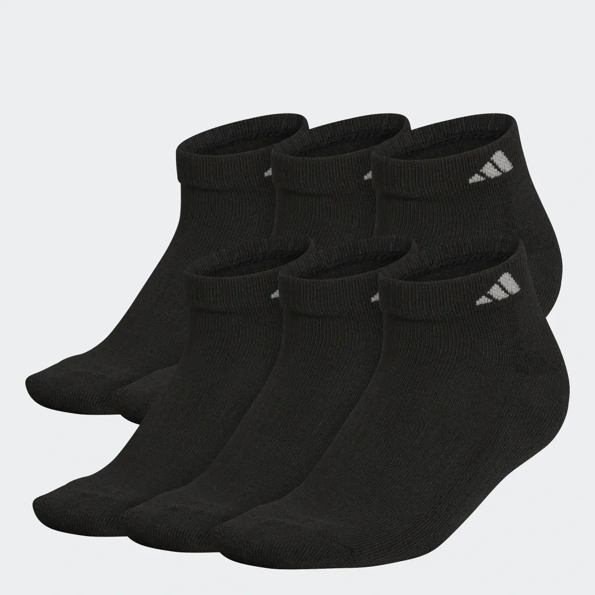 Adidas Athletic Cushioned Low-Cut Socks 6 Pairs. 1