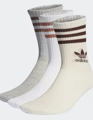 Adidas Mid Cut Crew Socks 3 Pairs