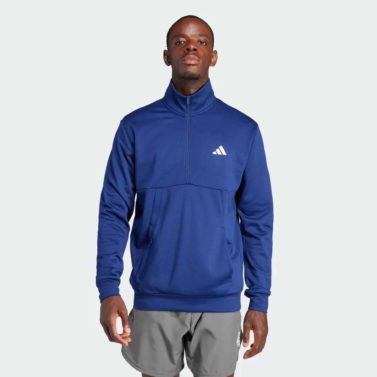 Adidas Game and Go Small Logo Training 1/4 Zip Top. 2