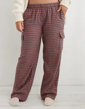 Flannel Cargo Skater Pajama Pant