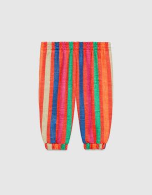 Baby striped jersey pants